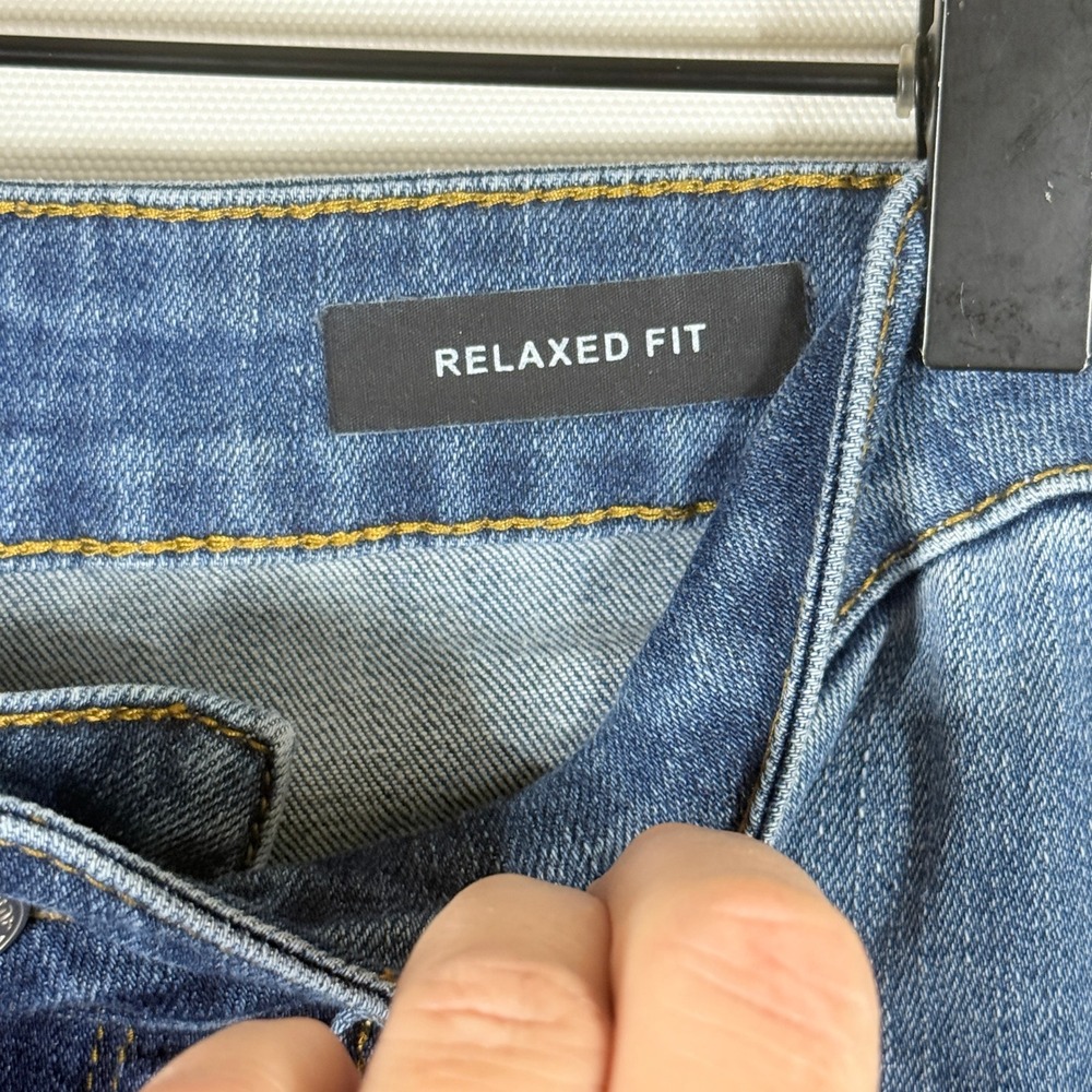 Judy Blue Straight Leg Jeans in Medium Blue Wash - Picture 7 of 8
